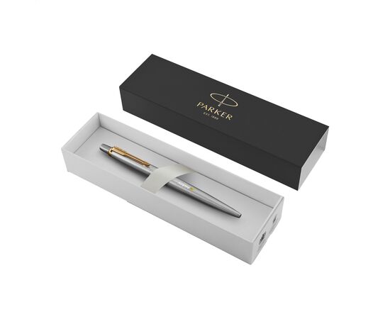 Parker Jotter Stylo recyclé en acier inox - bleu Argent - Parker 28650120