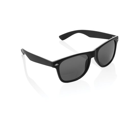 Lunettes de soleil en PC plastique recyclé GRS Noir - XD Collection P453.961
