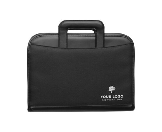 Conférencier en microfibre et PVC Dion Noir -  8432.001