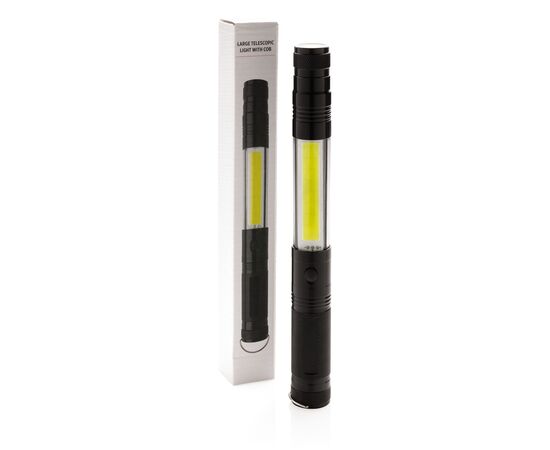 Große Teleskop-Leuchte mit COB Schwarz - XD Collection P513.891