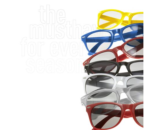 Lunettes de soleil en plastique Kenzie Blanc -  9672.002