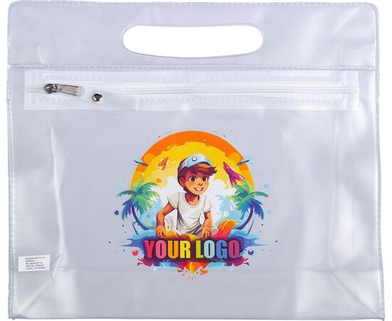 Pochette pour cosmétique en PVC Clyde Neutre -  6447.021