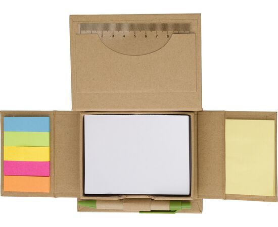 Cardboard memo holder Glenn Light green -  6498.029