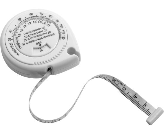 Maßband aus Kunststoff Jasper Weiß -  6548.002