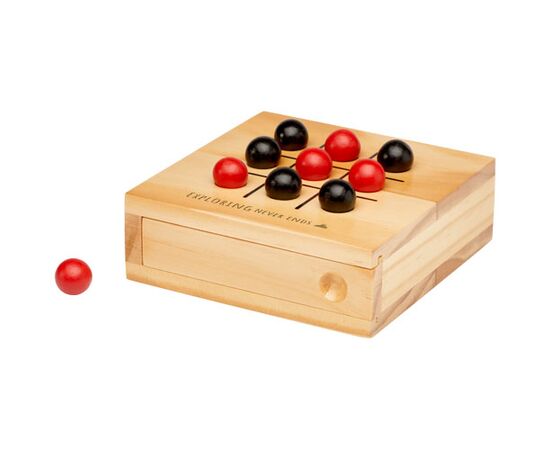 Jeu de morpion Strobus en bois Naturel - Unbranded 10456406