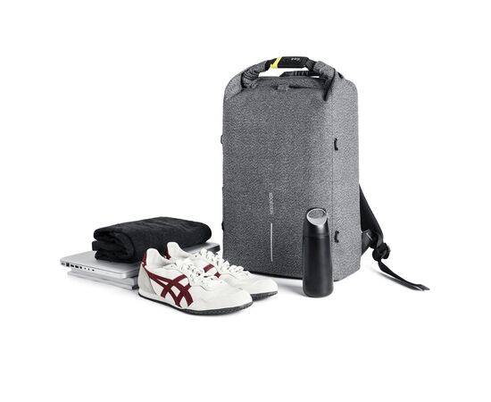Urban anti-theft cut-proof backpack Grey, Black - XD Design P705.642