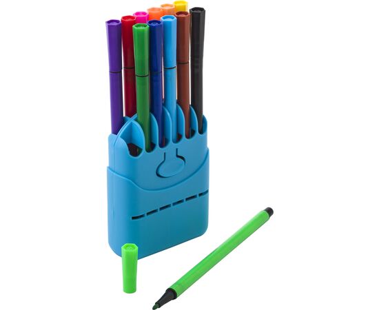 Set de 12 feutres à eau Evan Bleu clair -  7803.018