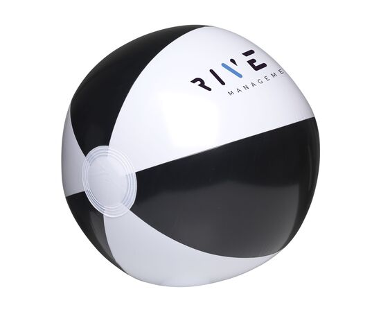BeachBall Ø 27 cm Weiss, Schwarz -  086495