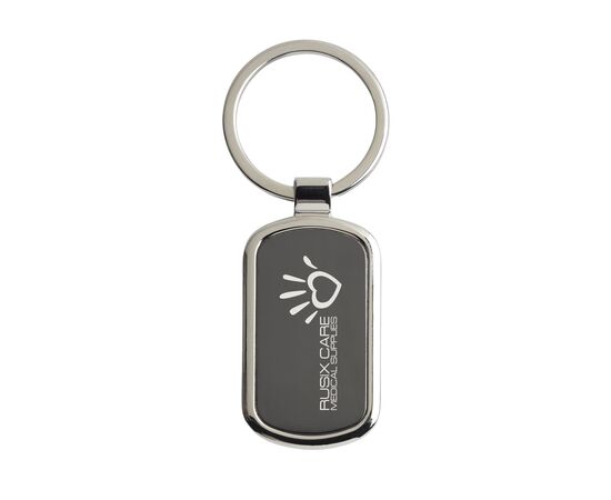 KeyTag porte-clés rect. Noir -  354298