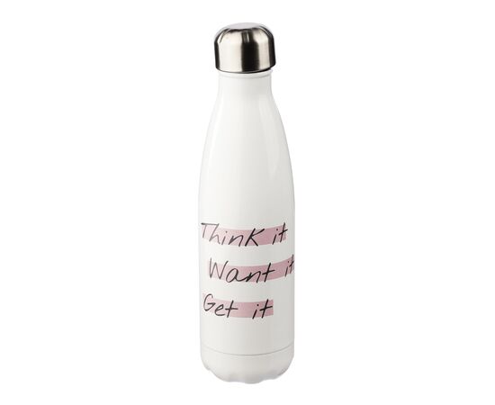 Stainless steel double walled flask Lombok Black -  8223.001