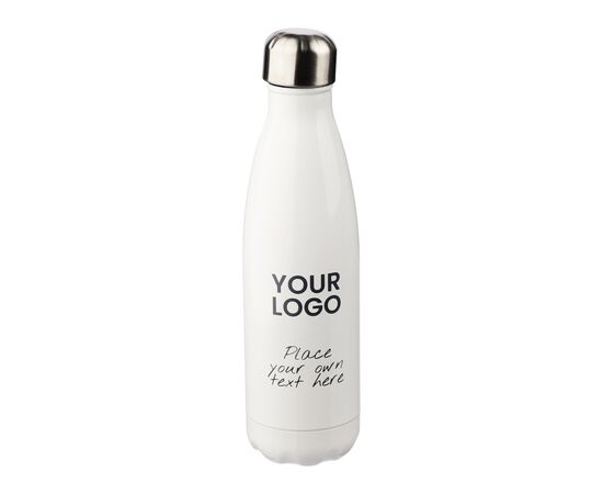 Gourde isotherme de 500 ml en acier inoxydable Lombok Rouge -  8223.008