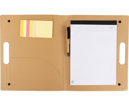 Cardboard writing folder Brown -  8569.011