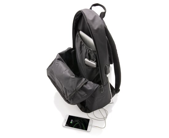 Power USB laptop backpack Black - XD Collection P732.061
