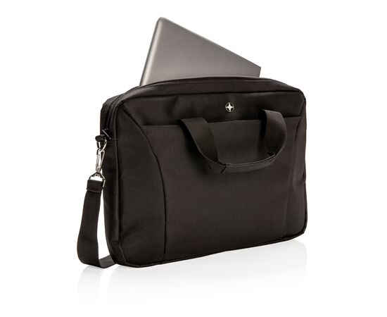 15.4” laptop bag Black - Swiss Peak P732.210