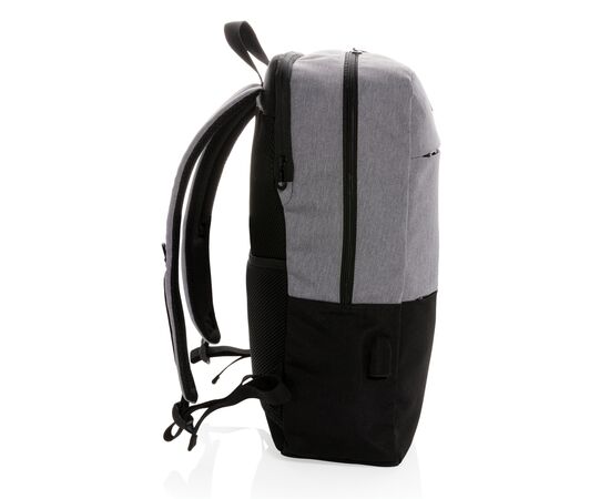 Sac à dos ordinateur 15,6" avec USB et anti RFID Noir - XD Collection P760.051