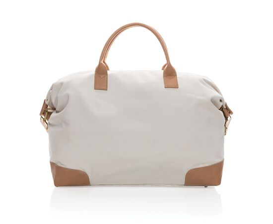 Impact AWARE™ 16 oz. rcanvas large weekend bag Off white - XD Collection P760.250