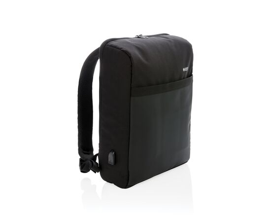 Swiss Peak 15" Anti-Diebstahl RFID & USB Rucksack Schwarz - Swiss Peak P762.371