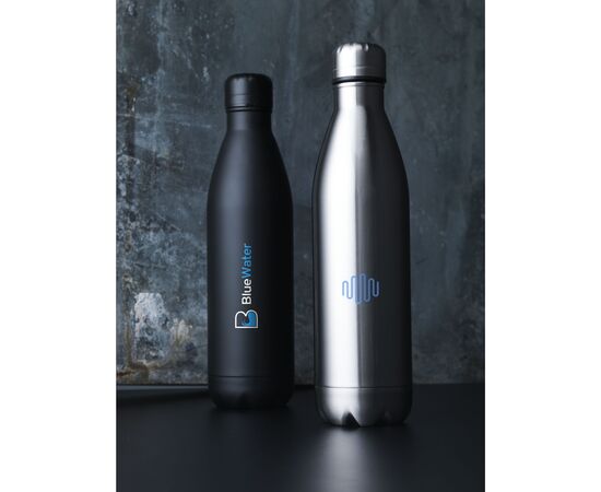 Topflask RCS Recycled Steel 750 ml Trinkflasche Schwarz -  119698
