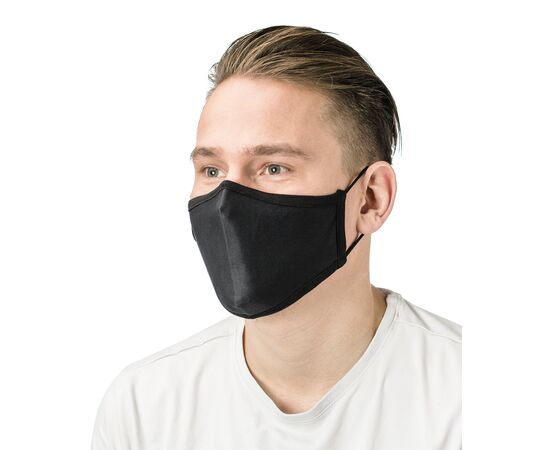 Katoen en polyester, herbruikbaar mondkapje Riyan Wit -  423316.002