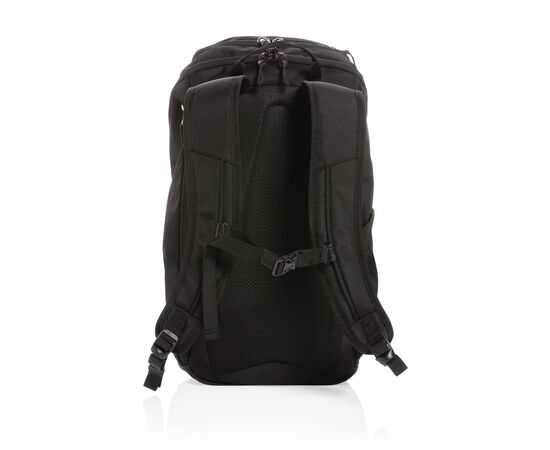 Swiss Peak AWARE™ RPET 15.6 inch zakelijke rugzak Zwart - Swiss Peak P762.891