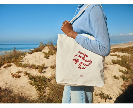 Impact AWARE™ recycled canvas tas 285gsm ongeverfd Gebroken wit - XD Collection P762.930