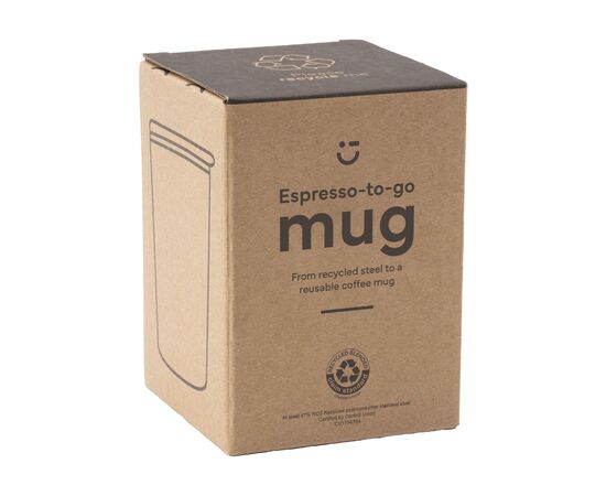 Espresso-to-Go Mug RCS Recycled Steel 170 ml Black -  101598