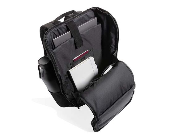 Swiss Peak AWARE™ easy access 15.6" laptop rugzak Zwart - Swiss Peak P763.111