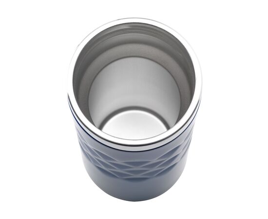 Geometric Mug RCS Recycled Steel 280 ml thermo cup Blue -  473330