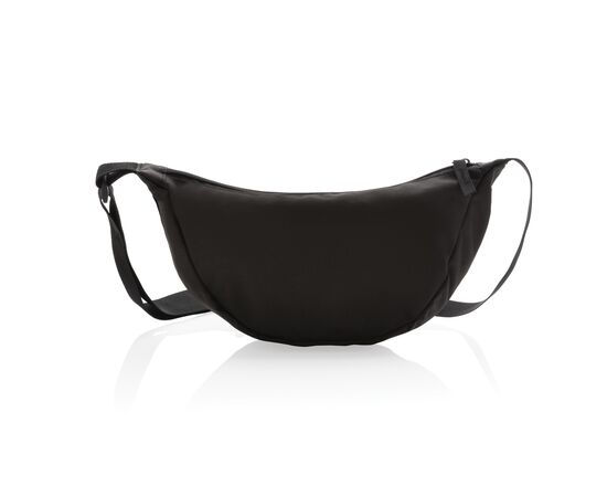 Crescent AWARE™ RPET halve maan sling bag Zwart - XD Collection P763.2001