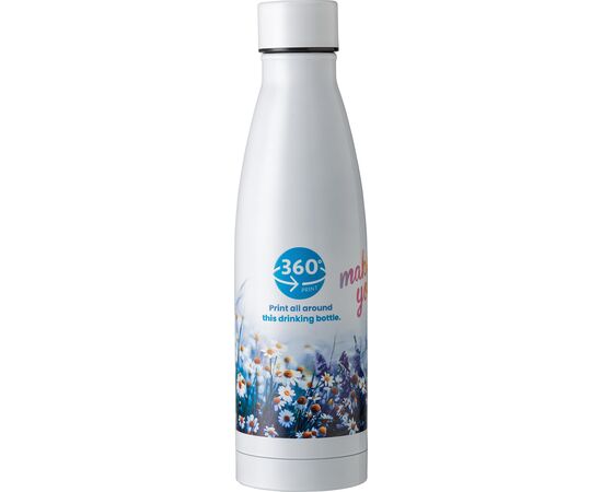 Doppelwandige Trinkflasche aus Edelstahl Marcelino Schwarz -  835488.001