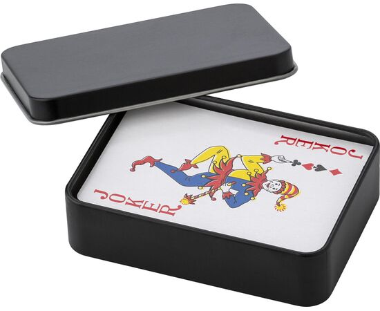 Metal tin with playing cards Nathan Silver -  771596.032