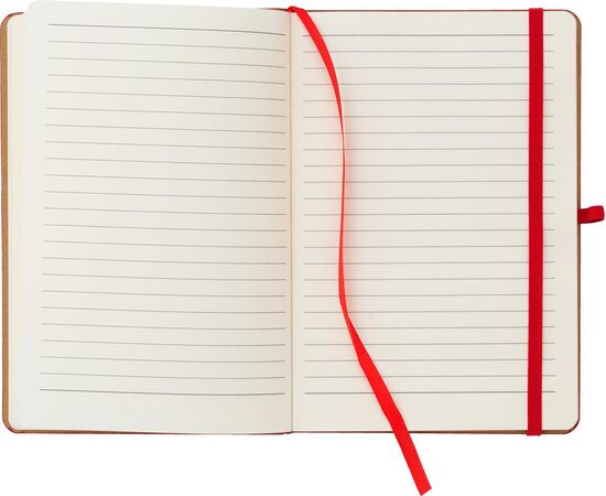 PU en bamboe notitieboek Dorita Blauw -  866554.005