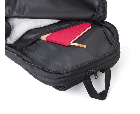 rPET polyester multi-functional backpack Sebastian Black -  970765.001