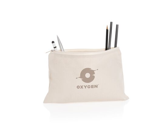 Trousse à crayons en toile recyclée non teintée Aware™ Blanc cassé - XD Collection P820.770
