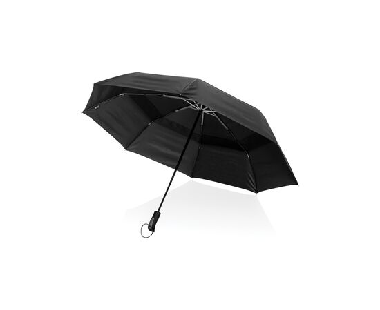Swiss Peak Aware™ Tornado 27” pocket storm umbrella Black - Swiss Peak P850.331