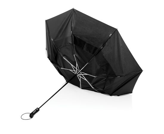 Swiss Peak Aware™ Tornado 27” pocket storm umbrella Black - Swiss Peak P850.331