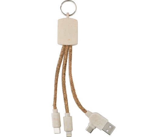 RVS sleutelhanger Landry Bruin -  1015139.011