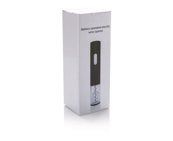 Electronische kurkentrekker - op batterijen Zwart - XD Collection P911.411