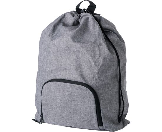 300D Two Tone foldable drawstring backpack Camilla Grey -  1041628.003