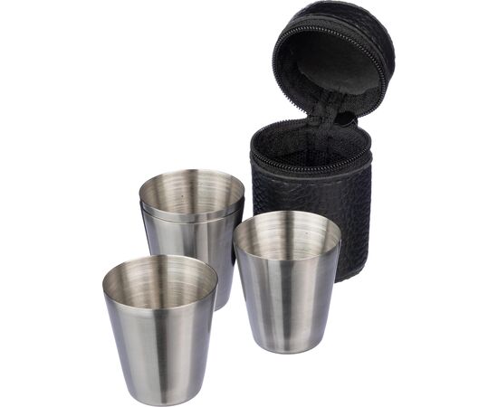 Set de 4 verres à shot en inox Benjamin Noir -  1096681.001