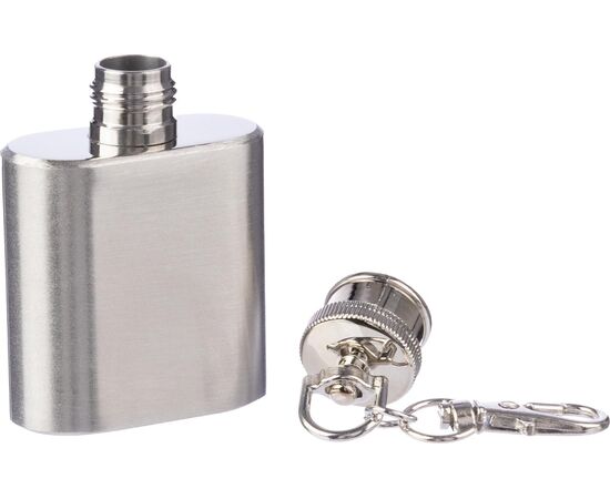 Flachmann aus Edelstahl Julia Silber -  1096713.032