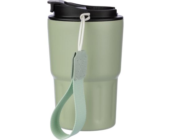 Stainless steel double walled mug Louisa Black -  1096714.001
