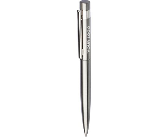 Stylo bille twist en acier inoxydable recyclé Hannelore Argent -  1103696.032.Blauwschrijvend