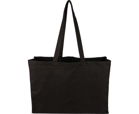 Oeko-Tex cotton (280 gsm) shopping bag Hugh Black -  1161746.001