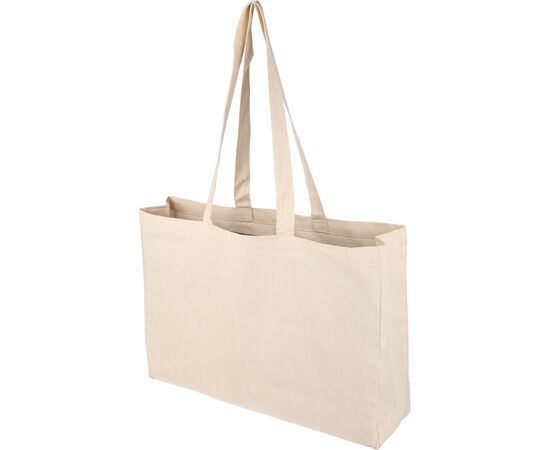 Oeko-Tex cotton (220 gsm) shopping bag Imogen Khaki -  1161747.013