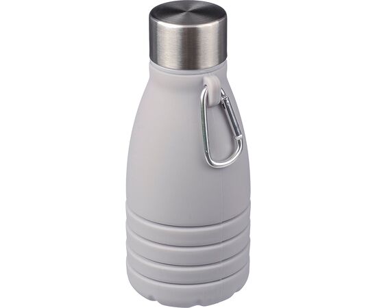 Silicone foldable drinking bottle 550 ml Erin Grey -  1172250.003