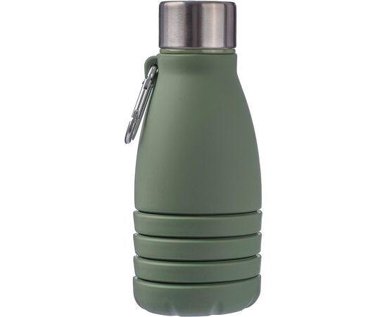 Gourde pliable de 550 ml en silicone Erin Noir -  1172250.001