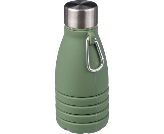Silicone foldable drinking bottle 550 ml Erin Grey -  1172250.003