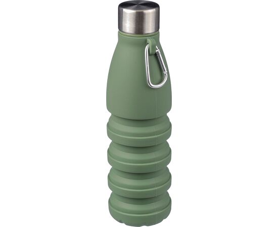 Silicone foldable drinking bottle 550 ml Erin Grey -  1172250.003