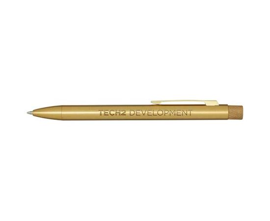 Beatriz balpen van gerecycled messing (blauwe inkt) Goud - Unbranded 10791914